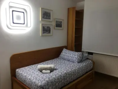 Cama o camas de una habitación en Apartamento Pamplona Comfort