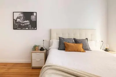 Cama o camas de una habitación en Apartamento San Francisco21