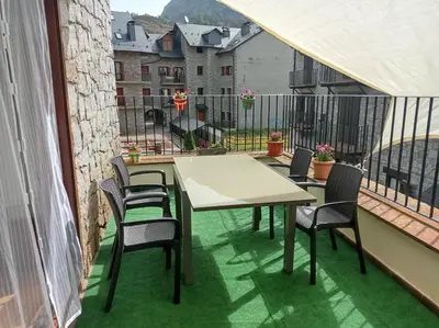 Un balcón o terraza de Vivienda Benasque Ibonet