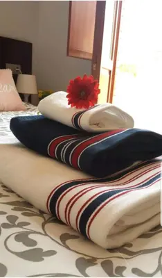 Cama o camas de una habitación en El BALCÓN de PILAR