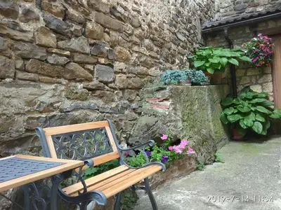 Jardín al aire libre en Casa Julio