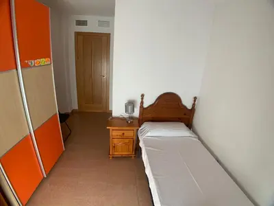 Cama o camas de una habitación en SEGEDA APARTAMENTOS Turisticos