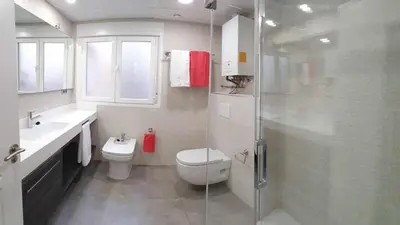 Un baño de Apartamento NATURA Céntrico en Zaragoza by lodom