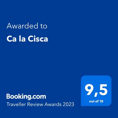 Certificado, premio, señal o documento que está expuesto en Ca la Cisca