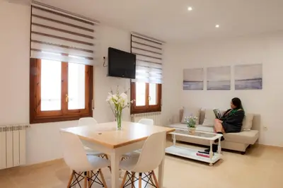 Zona de estar de Apartamento La Placeta