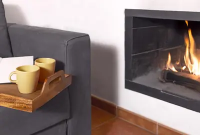 Plano de Espacioso pajar con chimenea y BBQ en el Matarraña