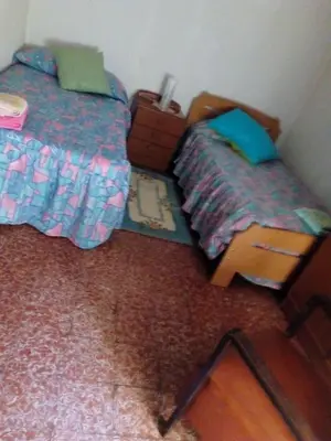 Cama o camas de una habitación en Casa la Canal