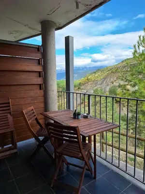 Un balcón o terraza de Apartamento en Urb. Las Margas Golf (piscina)