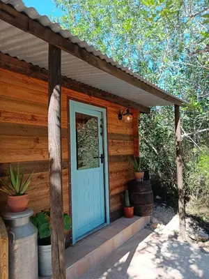 Jardín al aire libre en Hill top hide away