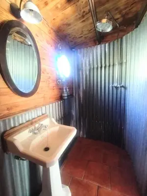 Un baño de Hill top hide away