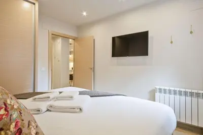 Cama o camas de una habitación en Luderna - Apartamento Dera Airola