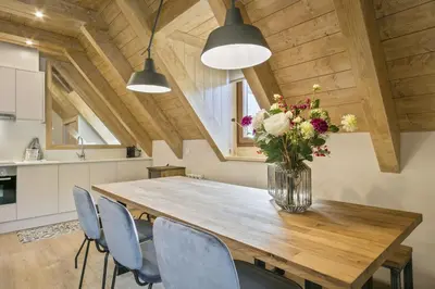 Una cocina o zona de cocina en Luderna - Dúplex Sabiera