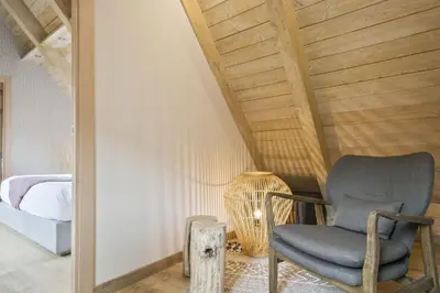 Cama o camas de una habitación en Luderna - Dúplex Sabiera