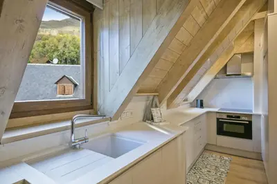 Una cocina o zona de cocina en Luderna - Dúplex Serradet