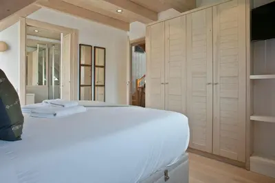 Cama o camas de una habitación en Luderna - Dúplex Moncasan