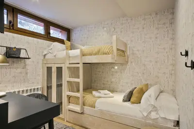 Cama o camas de una habitación en Luderna - Apartamento Des Puis