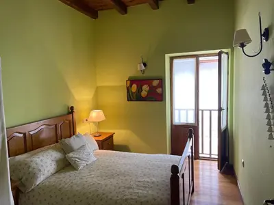 Cama o camas de una habitación en La Borda del Tío Nicolás - Selva de Irati