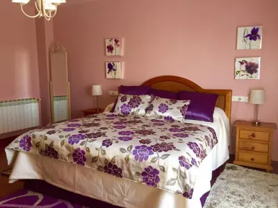 Cama o camas de una habitación en Casa Nostra Matarranya