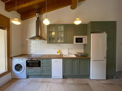 Una cocina o zona de cocina en Casa Dunia