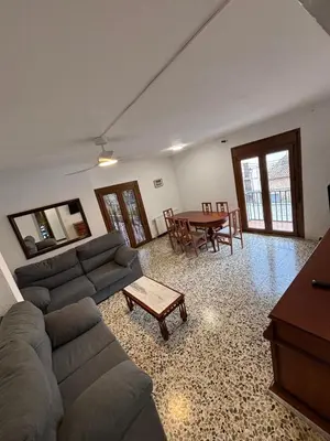 Zona de estar de Casa Ángeles