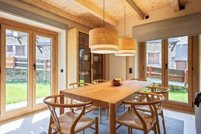 Zona de estar de Luderna - Apartamento con jardín Crabera