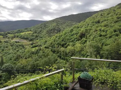 Paisaje cerca de este chalet de montaña