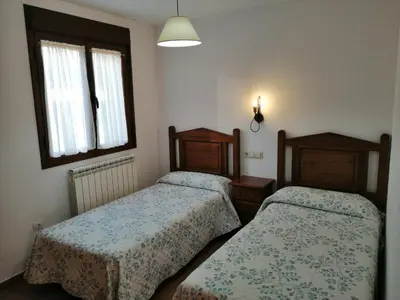 Cama o camas de una habitación en Apartamentos Mobison