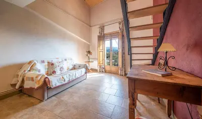 Cama o camas de una habitación en Cal Giral II