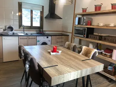 Una cocina o zona de cocina en DUPLEX ALPINO
