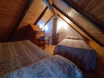 Cama o camas de una habitación en Caseta Sorripas