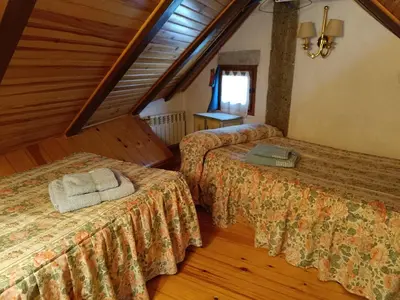 Cama o camas de una habitación en Caseta Sorripas