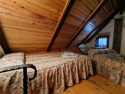 Cama o camas de una habitación en Caseta Sorripas