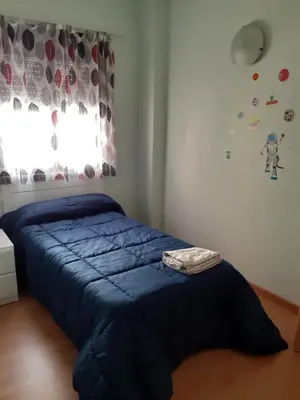Cama o camas de una habitación en Duplex casco historico