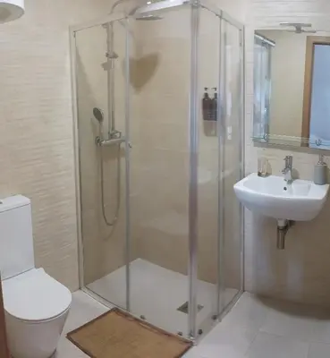 Un baño de Apartamentos Rurales Rad Icarium