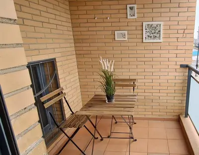 Un balcón o terraza de Llano Santa Isabel