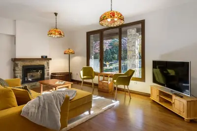 Zona de estar de Villa Lana chalet Baros, Jaca