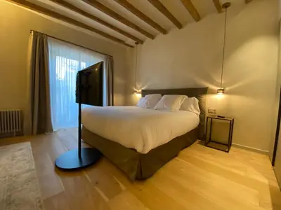 Cama o camas de una habitación en Casa Llobera 1792