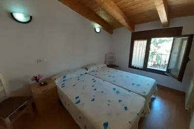 Cama o camas de una habitación en Casa Arangol