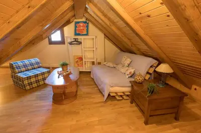 Zona de estar de Tensina ❅ Acogedor salón y gran terraza privada ❀