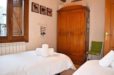 Cama o camas de una habitación en Tensina ❅ Acogedor salón y gran terraza privada ❀