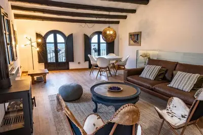 Zona de estar de Ca la Cinta de Maldà