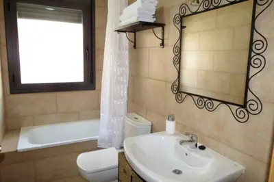 Un baño de Apartamento Siente Sobrarbe en Aínsa