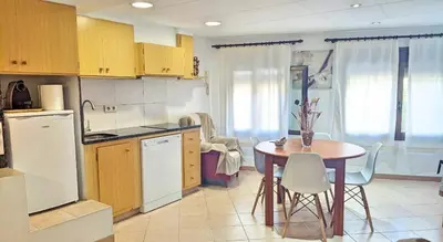 Una cocina o zona de cocina en Apartament MACABEU CIM apartaments