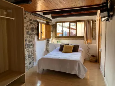 Cama o camas de una habitación en Maison del Arc