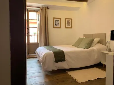 Cama o camas de una habitación en Maison del Arc