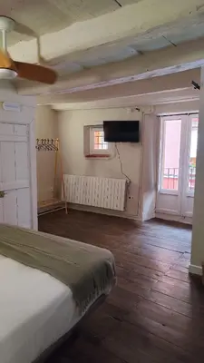 Cama o camas de una habitación en Maison del Arc