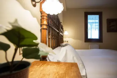 Cama o camas de una habitación en Wood ✪ WiFi, terraza ✪ Ideal excursiones