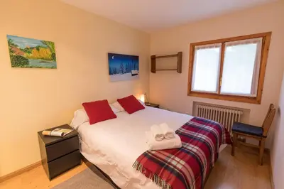 Cama o camas de una habitación en Lake by PIRINEOS 360 - Sencillo y fresco - Ideal parejas