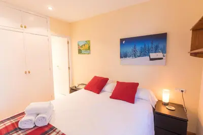 Cama o camas de una habitación en Lake by PIRINEOS 360 - Sencillo y fresco - Ideal parejas