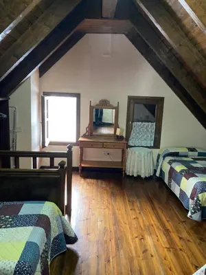 Cama o camas de una habitación en Casa Planominguero